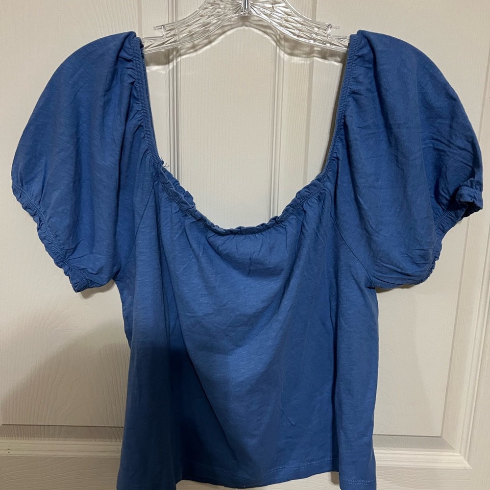 American Eagle NWOT Oversized Off-the-Shoulder Top sz M - Picture 3 of 6